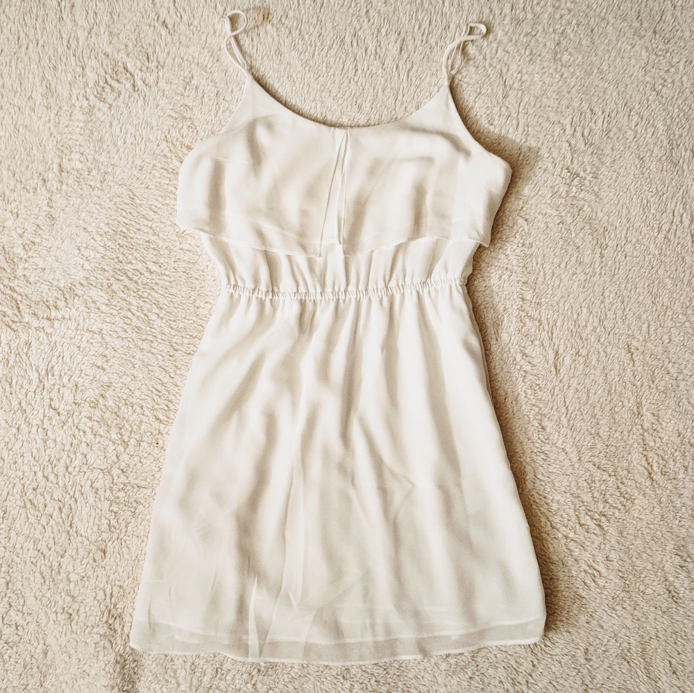BCBG White summer dress